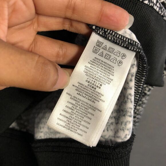 michael kors womens sweater small s black white printed crew neck mk spots s13 - Picture 8 of 13